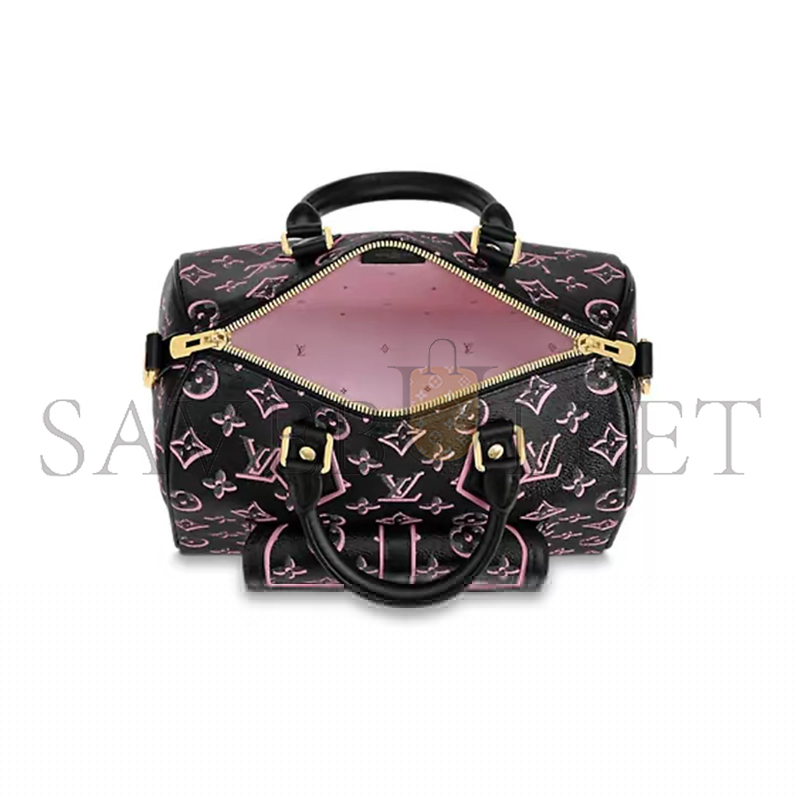 l**is V*t*n speedy bandouliÈre 25 monogram canvas black m20852 (25*19*15cm)